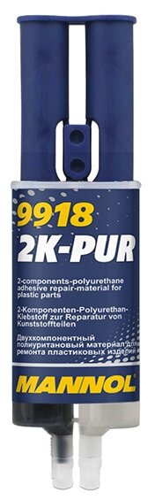 Клей для пластика полиуретановый 2K-Pur 9918 24мл MANNOL