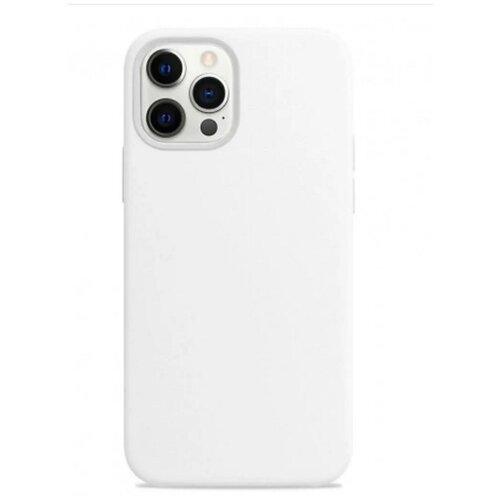 фото Силиконовый чехол накладка для apple iphone 12 pro max (айфон 12 про макс), белый star