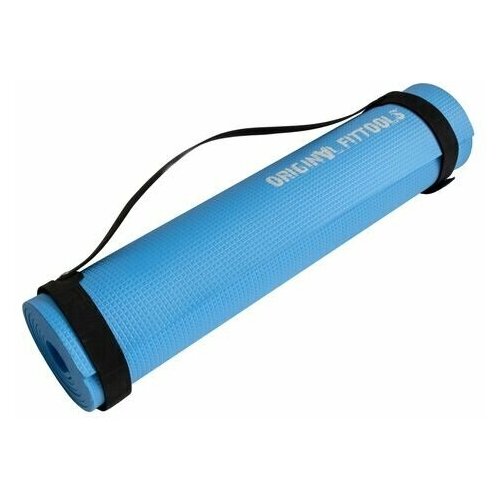 фото Мат для аэробики 6 мм голубой ft-mpm6ltb ganga original fittools