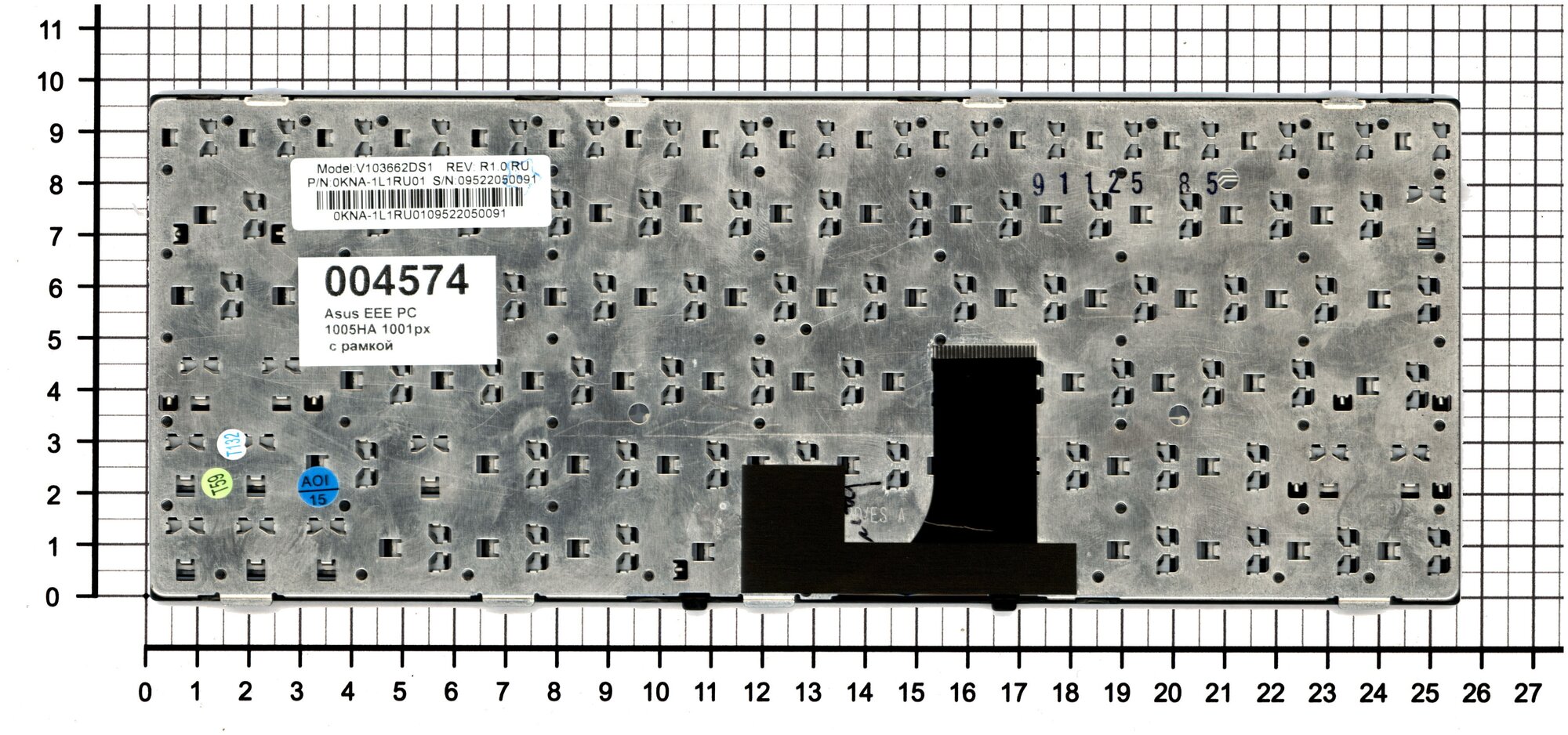 Клавиатура для ноутбука Asus MP-09A33SU-5283 Русская Черная с рамкой