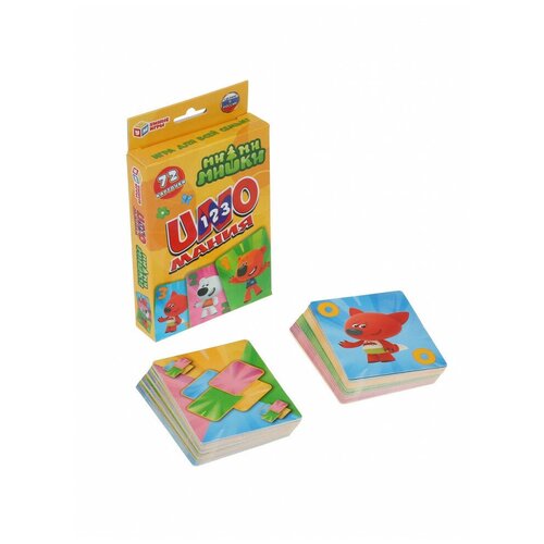 Карточки развивающие Уномания МиМимишки, Умные игры карточки развивающие гигантозавр 72 шт умные игры 4610136737242