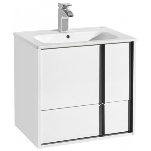 фото Тумба под раковину aquaton ривьера 60 1a238801rvx20 белый матовый акватон