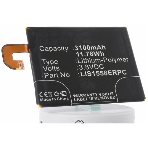 Аккумулятор iBatt iB-B1-M803 3100mAh для Sony, Sony Ericsson LIS1558ERPC аккумулятор ibatt ib b1 m478 3100mah для keneksi samsung sprint verizon eb595675lu