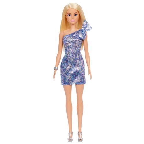 Кукла Barbie Сияние моды, T7580 в синем платье вариант 1