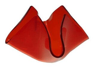 Подсвечник «Флауа» 10*10см красный (BDK-Glass)