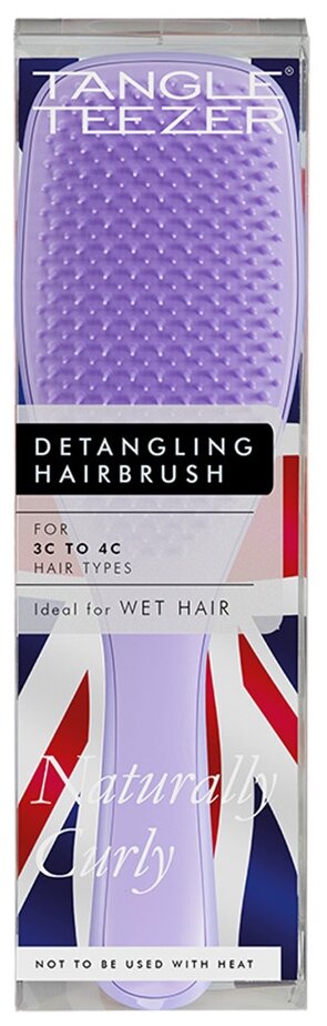 Tangle Teezer Расческа The Wet Detangler The Naturally Curly Purple Passion - фото №4