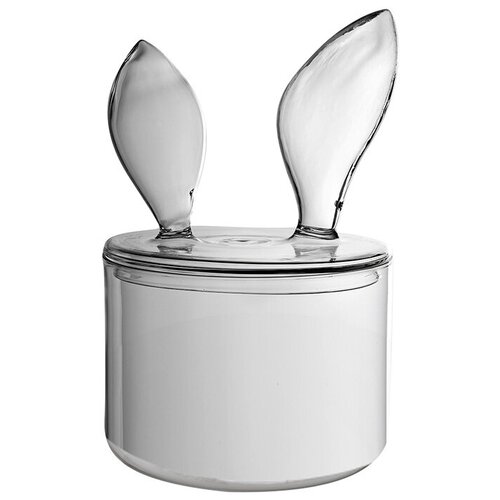 Банка с декоративной крышкой, объем: 2 л, диаметр: 18 см, высота: 28 см, материал: стекло, цвет: прозрачный 8516.1 Bunny