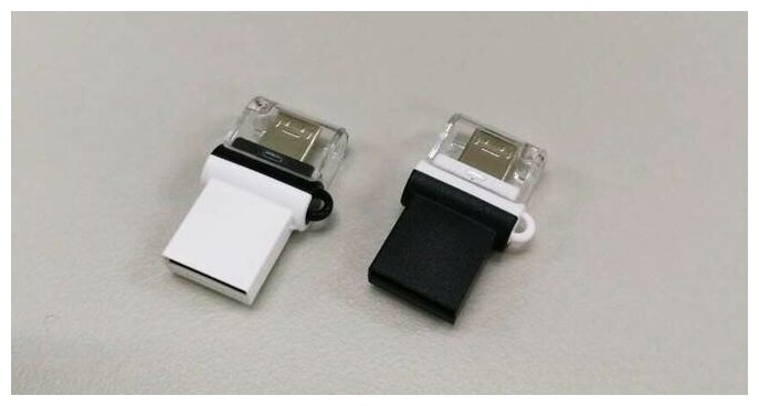 Флеш-накопитель USB 2.0 Smartbuy 32GB OTG POKO series Black (SB32GBPO-K)