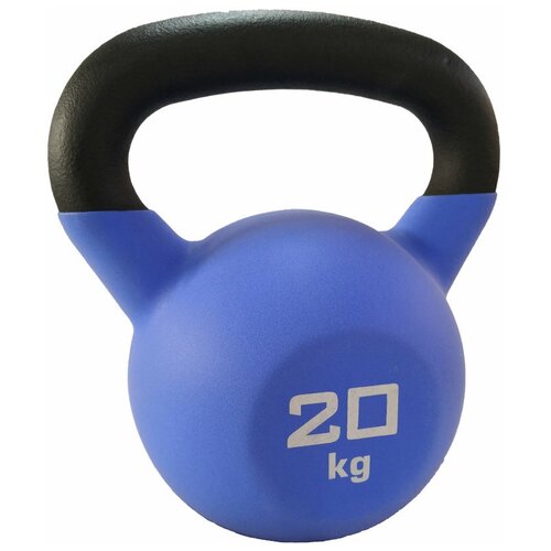 фото Гиря чугунная с виниловым покрытием sport elite 20 кг es-0291