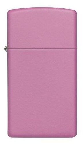 ZIPPO Slim® с покрытием Pink Matte, латунь/сталь, розовая, матовая, 29x10x60 мм - фотография № 8