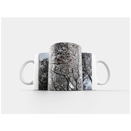 фото Кружка "снег, зима, лес" 320 мл lotsprints