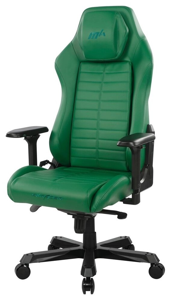 Компьютерное кресло DXRacer I-DMC/IA233S офисное, обивка: искусственная кожа, цвет: зеленый