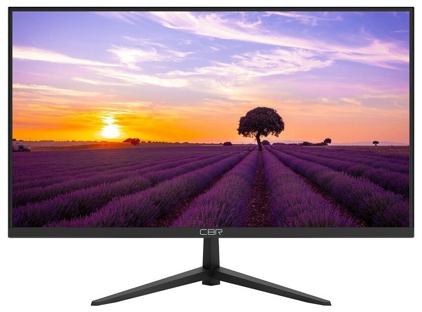 Cbr Монитор LCD Монитор 21.5" MF-2203 безрамочный, VA, FHD 1920x1080, 75Гц, 1 VGA, 1 HDMI, внешний БП, черный, кабель 1 HDMI 1.5м в комплекте