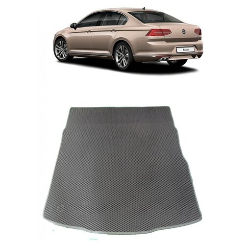 Volkswagen Passat B8 седан 2016 - н в коврик в багажник EVA Smart Багажник 2760₽
