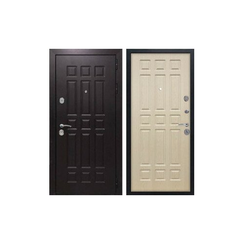 Входная металлическая дверь Рекс Сенатор 8 (Венге / Дуб беленый)
