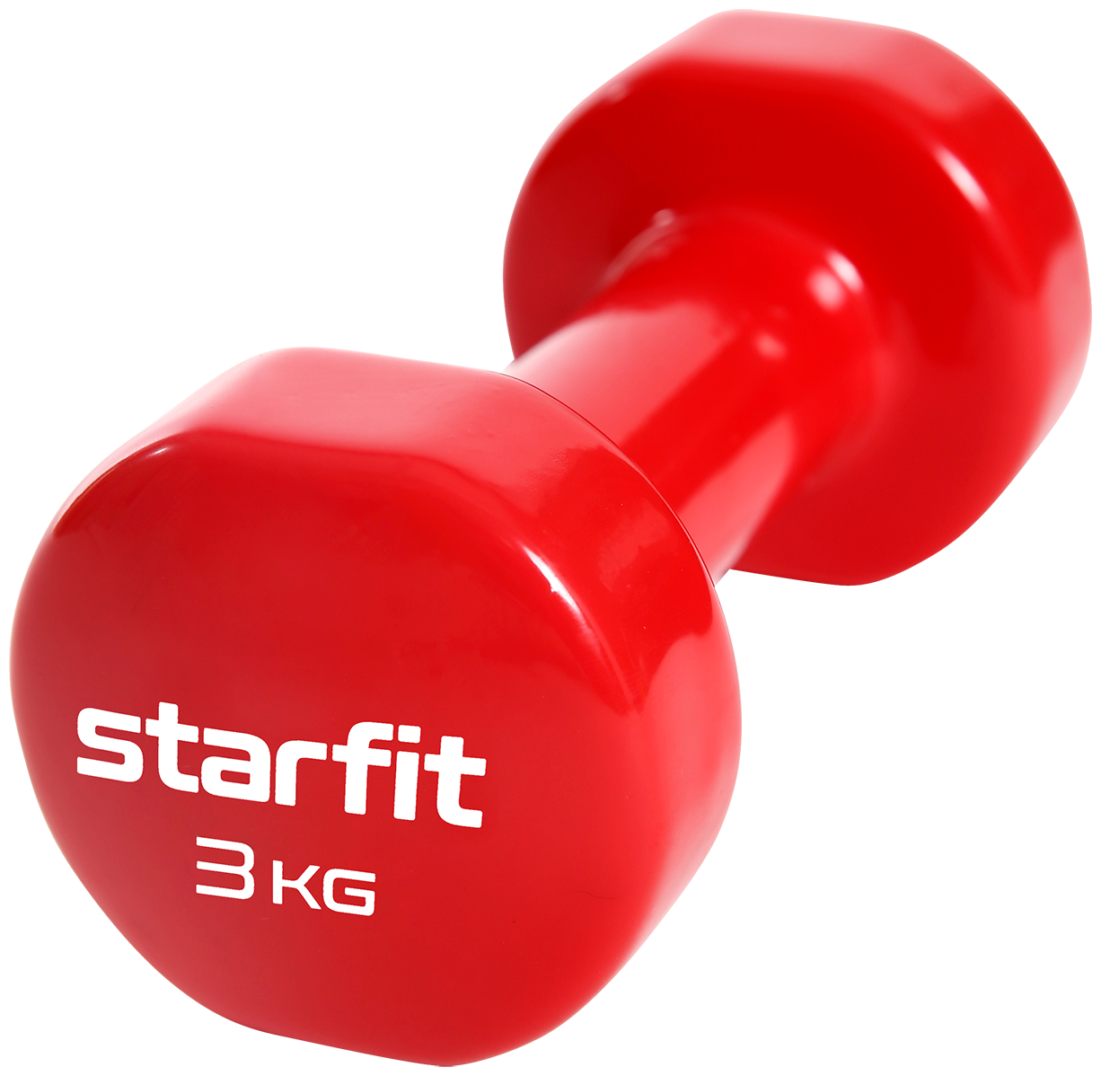 Гантель виниловая Starfit Db-101 3 кг, красный