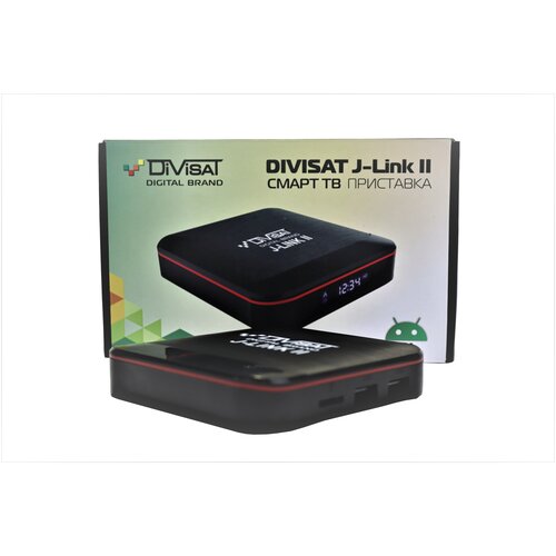 Cмарт-ТВ приставка DiViSAT J-Link II 2GB16GB Amlogic S905WMali-450 MP Android 712 522000₽