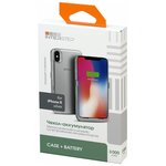 Чехол-аккумулятор Power Case INTERSTEP для iPhone X 3000mAh Silver - изображение