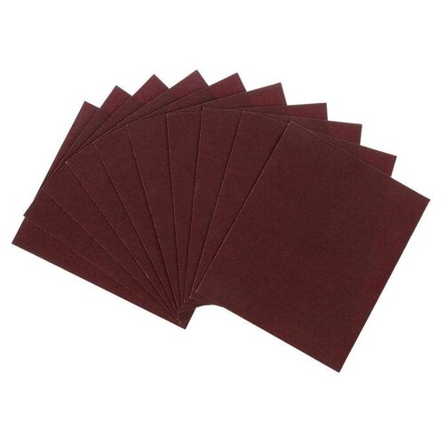 Шкурка шлифовальная в листах тундра на тканевой основе водостойкая 230 х 280 Р320 10 шт 350₽