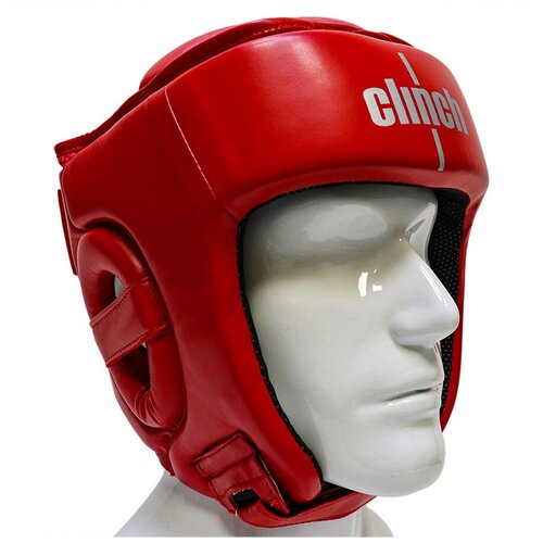 Шлем для Кикбоксинга Clinch Helmet Kick - красный, S шлем боксерский clinch helmet kick c142 s синий