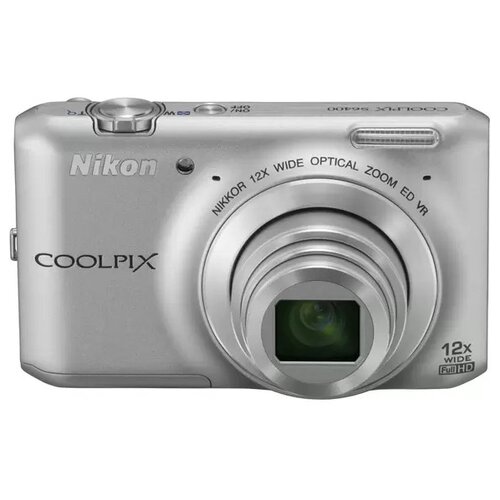 Фотоаппарат Nikon Coolpix S6400, серебристый