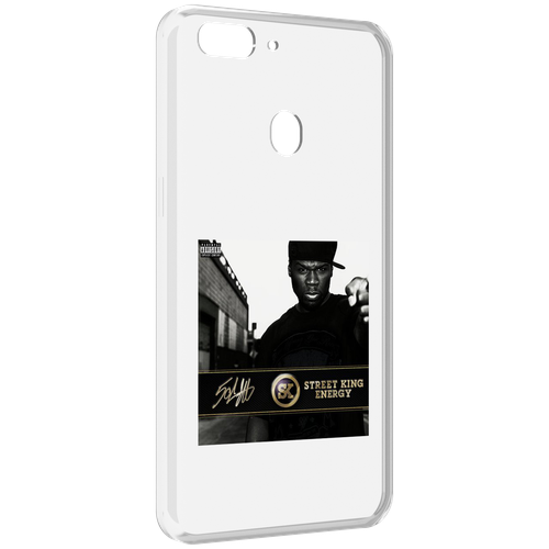 Чехол MyPads 50 Cent - Street King Energy для Oppo Realme 2 задняя-панель-накладка-бампер