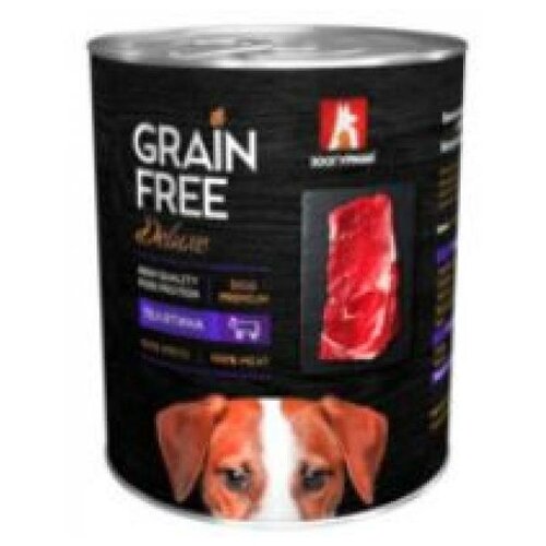 Зоогурман Консервы для собак GRAIN FREE со вкусом телятины 0.35 кг