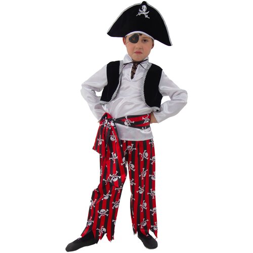 фото Карнавальный костюм пират, рост 116 см, батик 7012-116-60