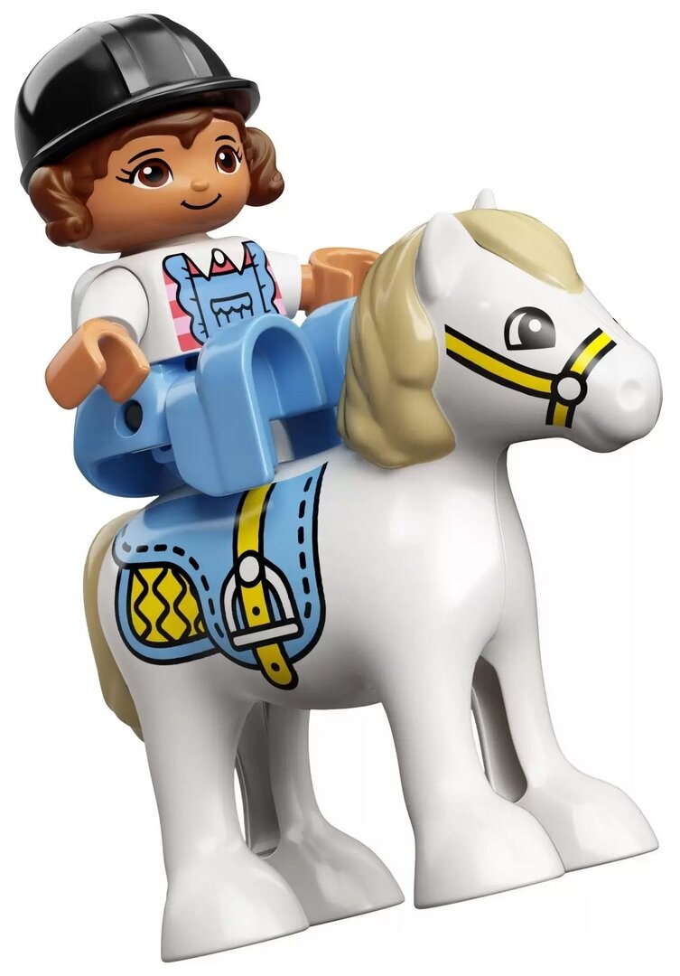 Конструктор Lego DUPLO Town Конюшня для лошади и пони (элем.:65) пластик (2+) (10951) - фото №7