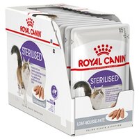 Влажный корм для стерилизованных кошек Royal Canin Sterilised (в паштете) 12 шт. х 85 г (мусс)