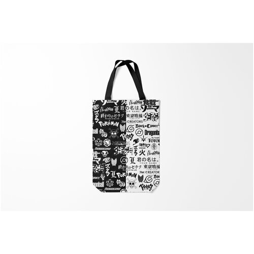 фото Сумка-шоппер / 31х42 см / аниме / логотипы logo anime burnettie