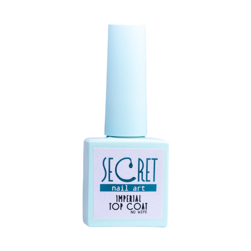 secret верхнее покрытие leaf top coat no wipe серебро 10 мл Secret Верхнее покрытие Imperial Top coat No wipe, прозрачный