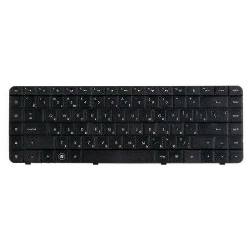Клавиатура для ноутбука HP G56, G62, Compaq Presario CQ56, CQ62, черная, гор. Enter ZeepDeep шлейф матрицы для ноутбука hp compaq g56 cq56 g62