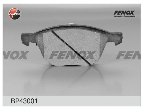 Колодки тормозные дисковые FENOX BP43001