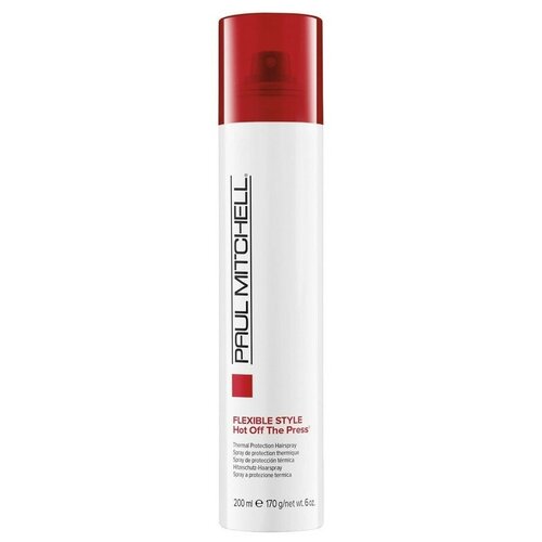 Paul Mitchell Flexible Style Hot Off The Press - Термозащитный спрей-фиксатор 200 мл термозащитный спрей для волос paul riverа hero heat 200 мл