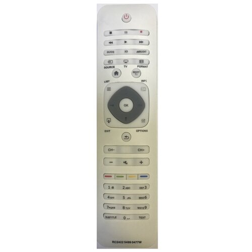 Пульт ДУ для PHILIPS RC2422 5499 0477 white пульт ду для philips rc2422 5499 0416