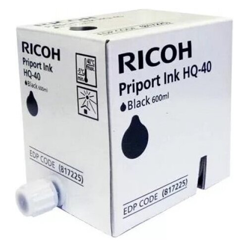 Чернила Ricoh type HQ40 Black (817225) ricoh b0445300 датчик бумаги b0445300 оригинал