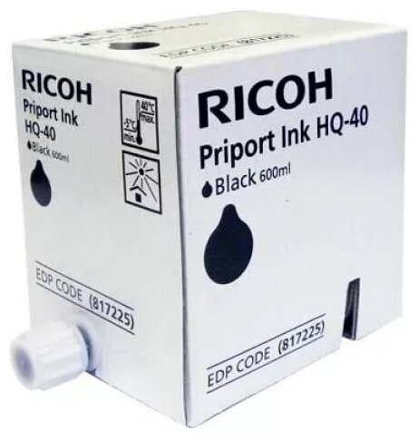 Чернила RICOH type HQ40 Black (817225)