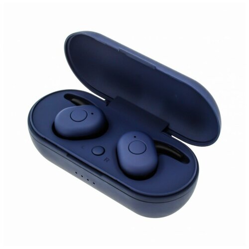 Наушники беспроводные TWS DT-1 с боксом для зарядки Bluetooth синий 168000₽