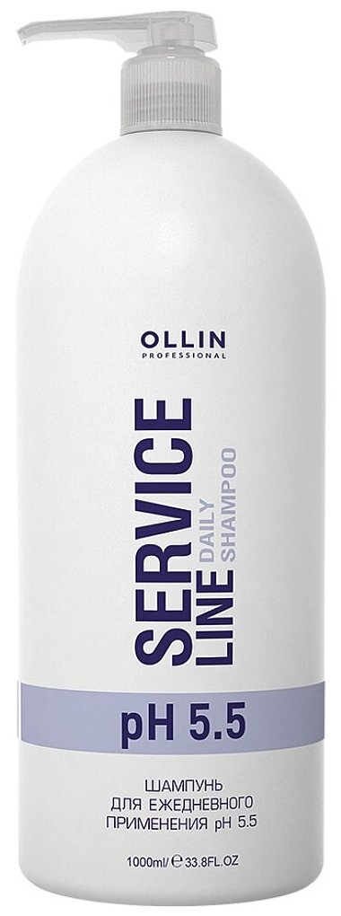 Шампунь OLLIN PROFESSIONAL для ежедневного применения Daily shampoo рН 5.5, 1000 мл