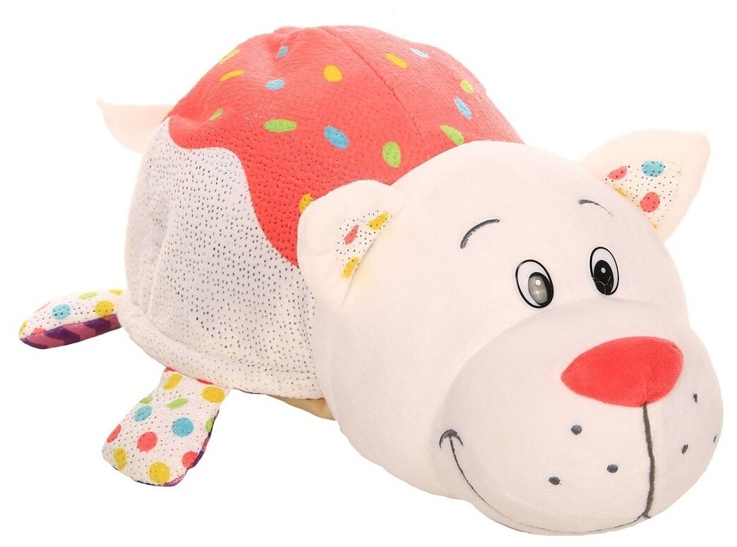 Мягкая игрушка 1Toy Вывернушка Ням-Ням 2 в 1 Панда-Кошечка 40 см - фото №2
