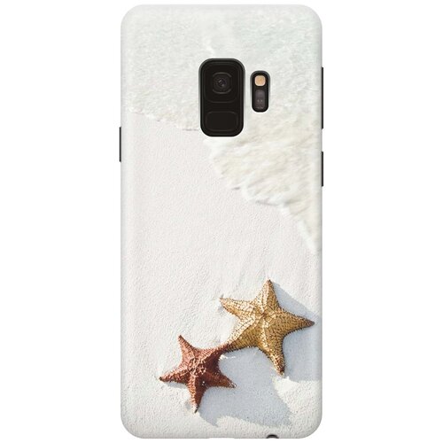 GOSSO Ультратонкий силиконовый чехол-накладка для Samsung Galaxy S9 с принтом Две морские звезды gosso ультратонкий силиконовый чехол накладка для samsung galaxy s9 с принтом горы и звезды