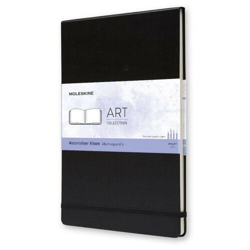 Блокнот для акварели Moleskine CLASSIC WATERCOLOUR ARTBF833 A4 60стр. твердая обложка черный