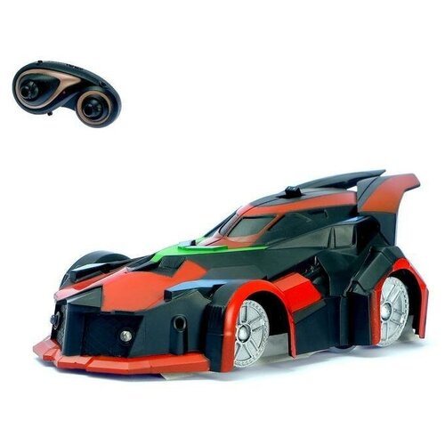 фото Антигравитационная машинка спорткар, радиоуправление, аккумулятор, ездит по стенам, свет, цвет кра . yandex market