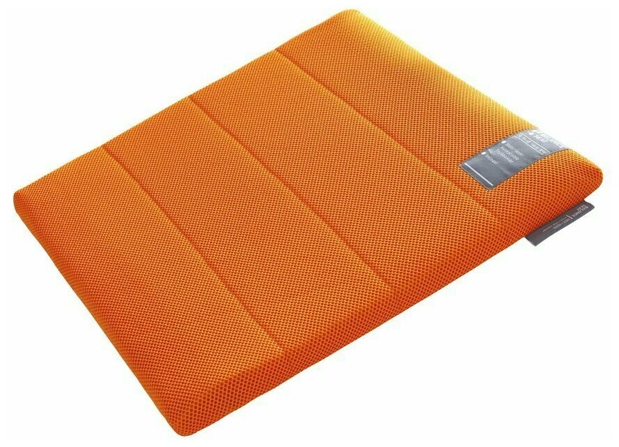 Подушка для сидения ортопедическая разм.М 430х415х25мм оранжевая Bullsone ACC 10257909, шт - фотография № 2