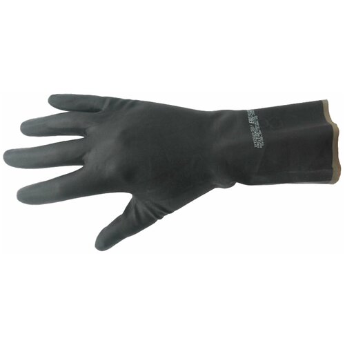 Перчатки резиновые технические кислотощелочестойкие КЩС Тип-2, азри, размер 8, М (средний), К20Щ20 Комплект : 10 шт.