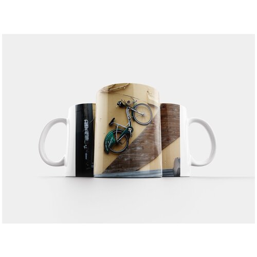 фото Кружка "велосипед, пейзаж, объем памяти" 320 мл lotsprints