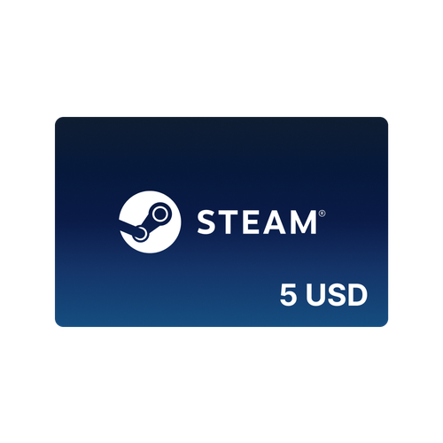 Подарочная карта Steam 5 USD Турция, CША / Пополнение счета, цифровой код