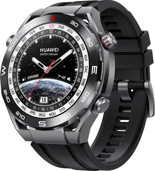 Умные часы HUAWEI Watch Ultimate 49 мм GPS, черный
