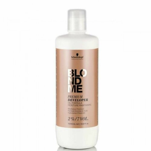 Schwarzkopf BLONDME 2% Premium Oil Developer Премиум-Окислитель 2%,1л schwarzkopf professional blondme premium oil developer 12% 60 ml